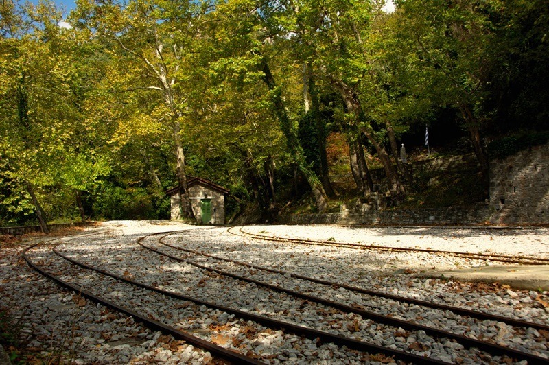 Ο σταθμός των Μηλεών στο Πήλιο